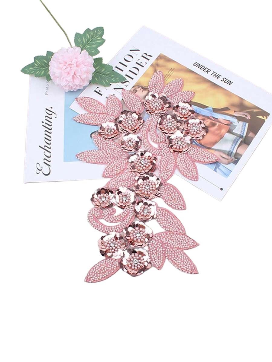 SHEIN RÓŻOWA NASZYWKA NA UBRANIA 5-PACK S07__35X21