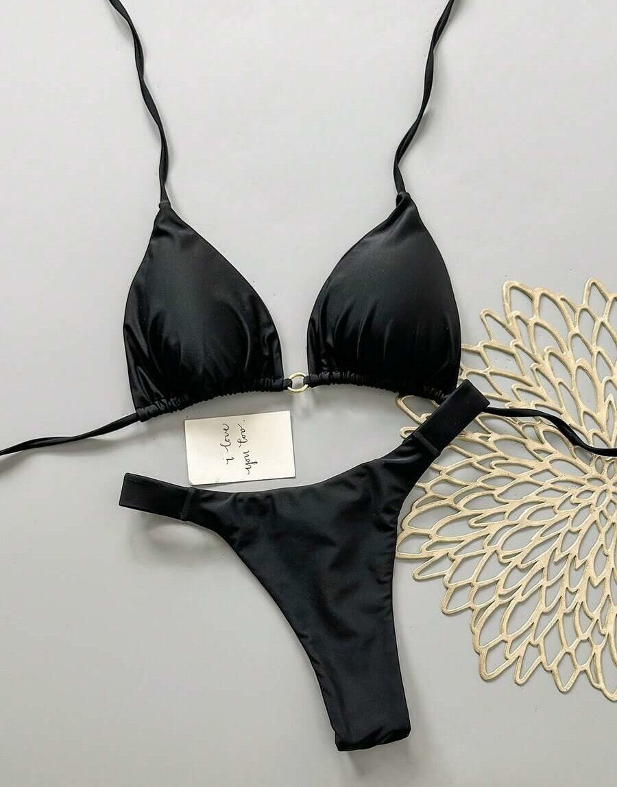 SHEIN DWUCZĘŚCIOWY STRÓJ KĄPIELOWY S09__XS