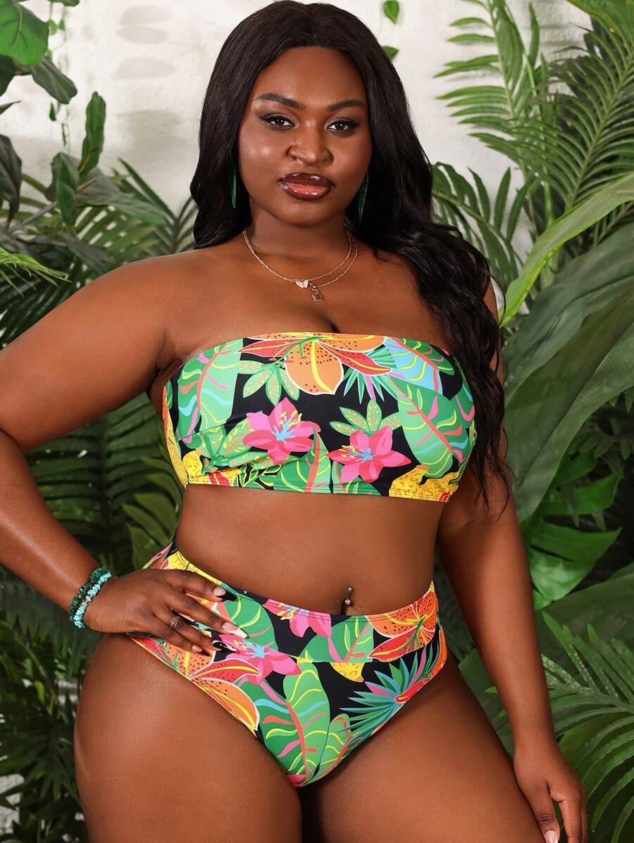 SHEIN DWUCZĘŚCIOWY STRÓJ KĄPIELOWY S09__50