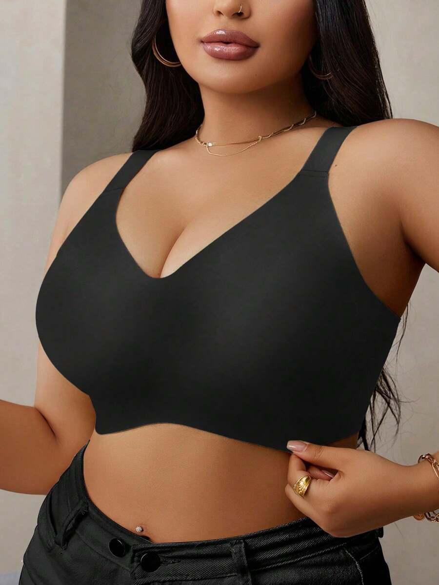 SHEIN CZARNY BEZSZWOWY BIUSTONOSZ ZT2__52