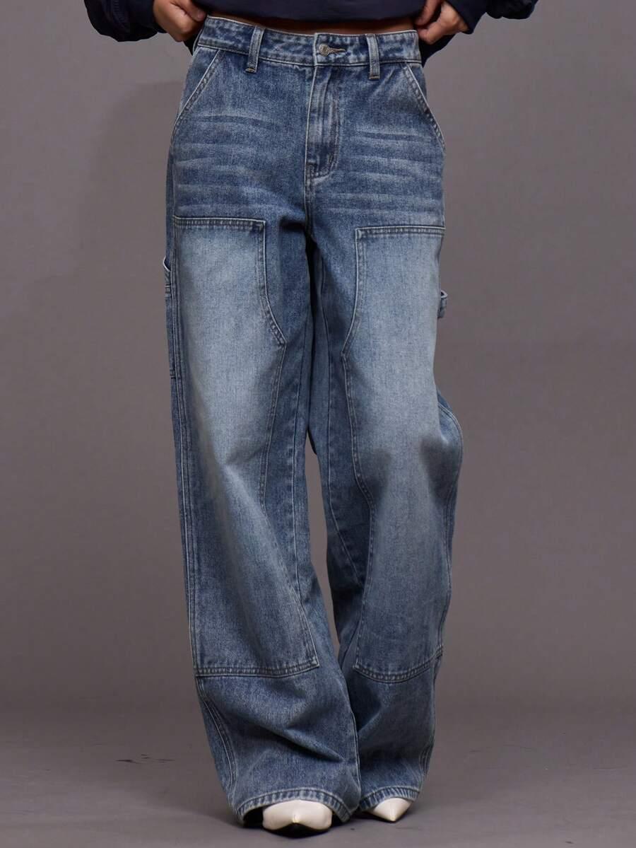 MUSERA NIEBIESKIE SPODNIE JEANS S06__W27/S