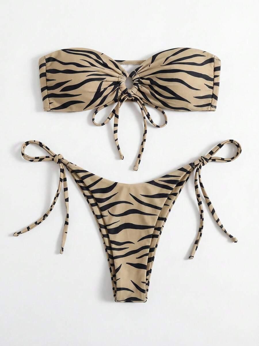 SHEIN DWUCZĘŚCIOWY STRÓJ KĄPIELOWY S09__XL