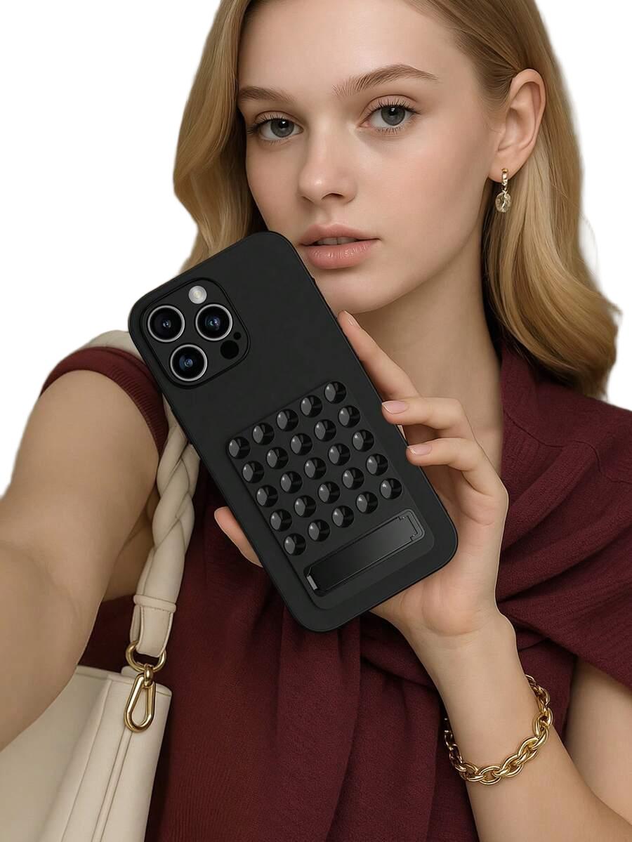 SHEIN CZARNE ETUI NA TELEFON IPHONE 17 PRO MAX S07