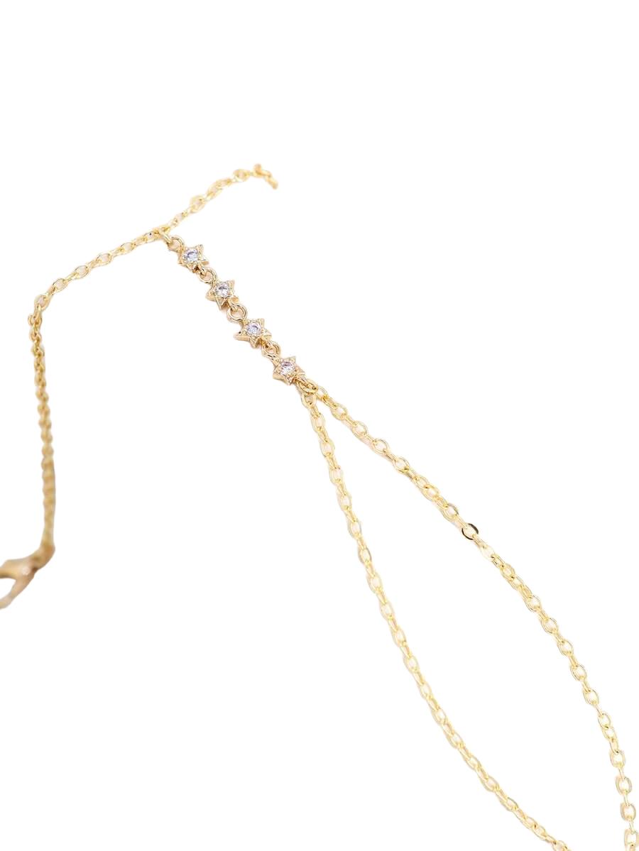 SHEIN ZŁOTA BRANSOLETKA PIERŚCIONEK S07