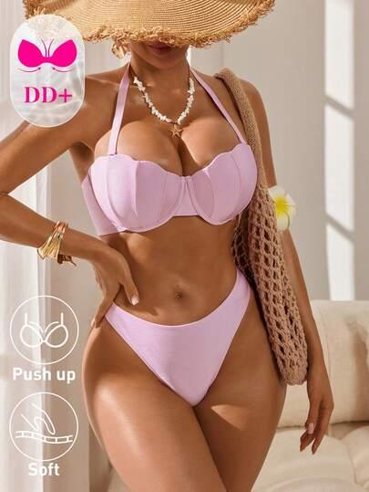 SHEIN DWUCZĘŚCIOWY STRÓJ KĄPIELOWY S09__85E/L