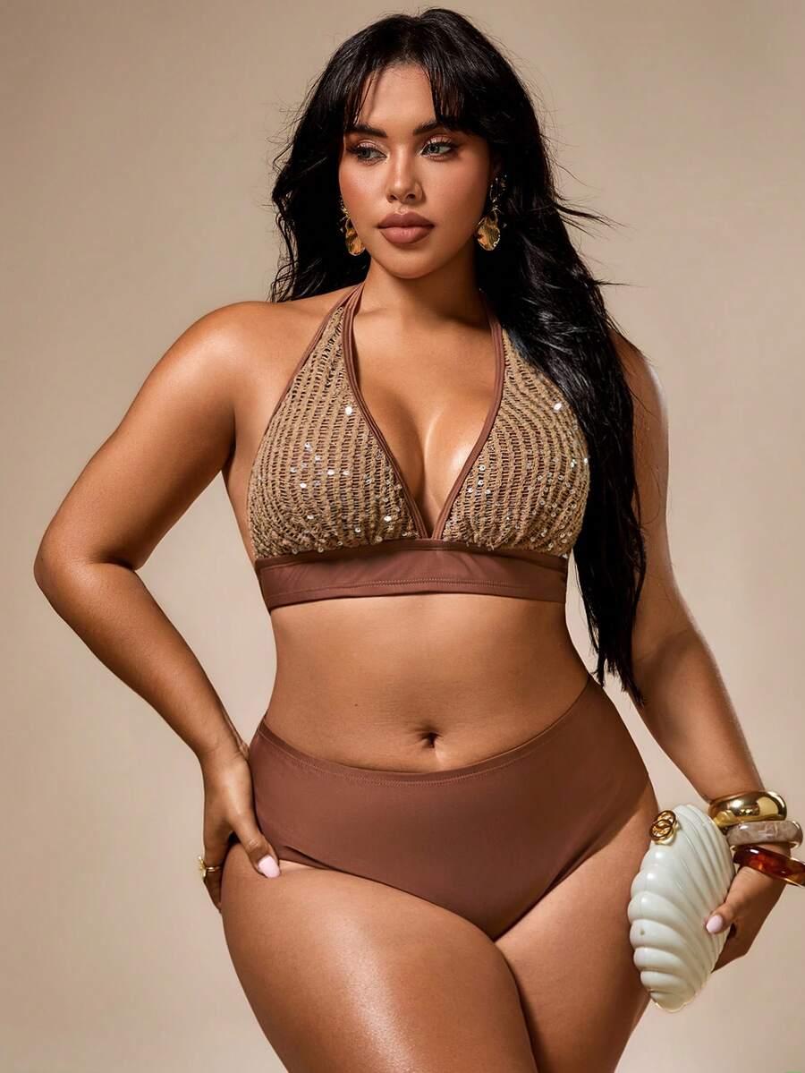 SHEIN DWUCZĘŚCIOWY STRÓJ KĄPIELOWY S09__48