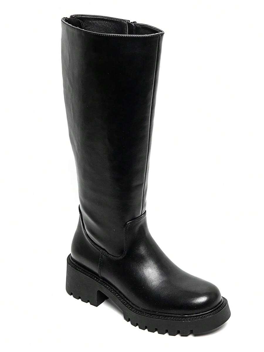 SHEIN CZARNE KOZAKI IMITACJA SKÓRY W01__36