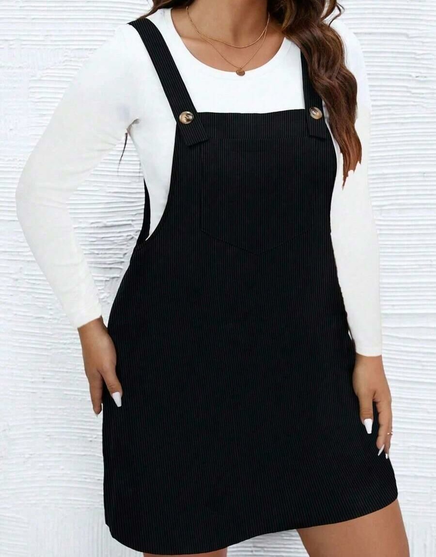 SHEIN CZARNA SUKIENKA GUZIKI S06__XXL