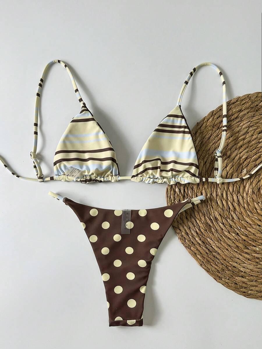 SHEIN DWUCZĘŚCIOWY STRÓJ KĄPIELOWY S09__M
