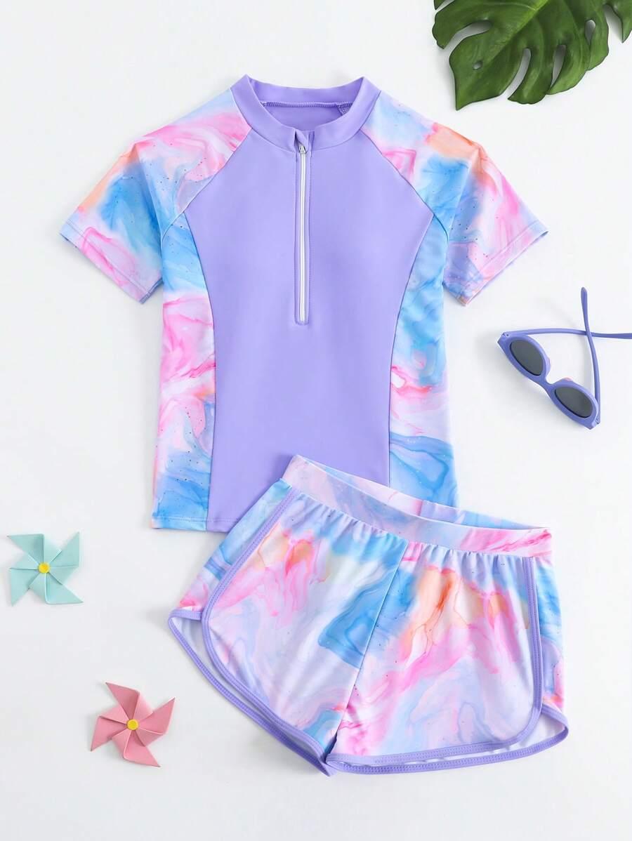 SHEIN DWUCZĘŚCIOWY STRÓJ KĄPIELOWY ZAMEK S06__140