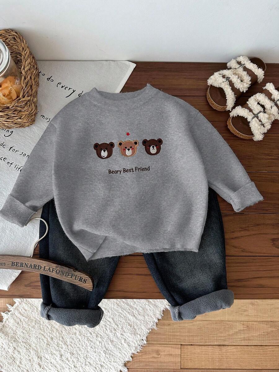 SHEIN SWETER DŁUGI RĘKAW 116-122