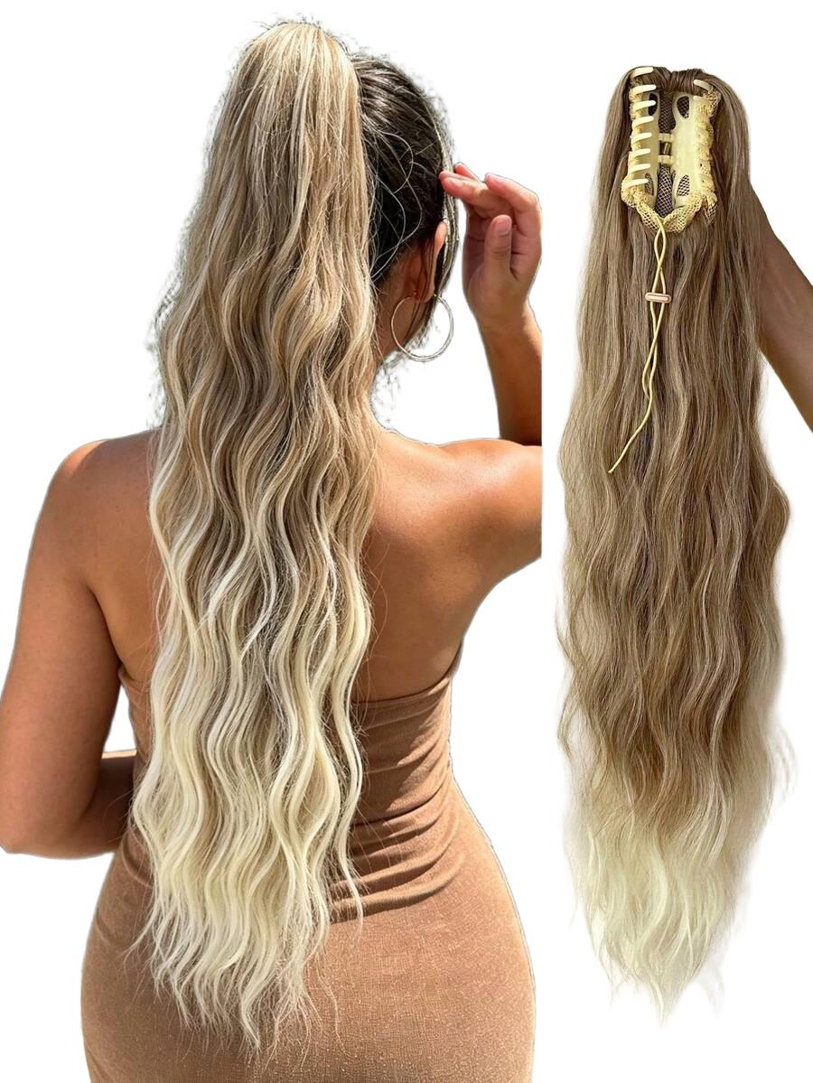 SHEIN DOCZEPIANE WŁOSY SYNTETYCZNE KLAMRA S07__66CM