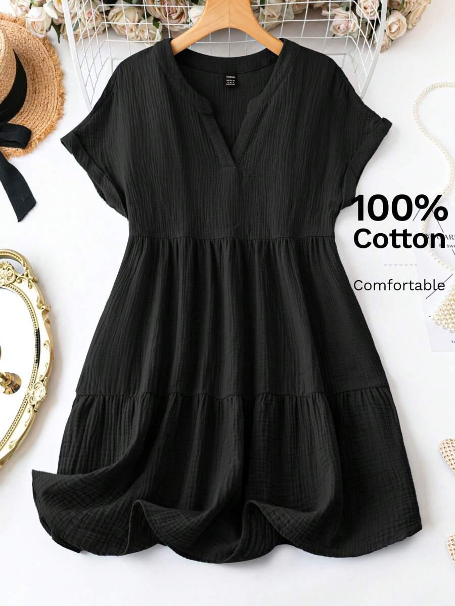 SHEIN CZARNA MINI SUKIENKA S06__S