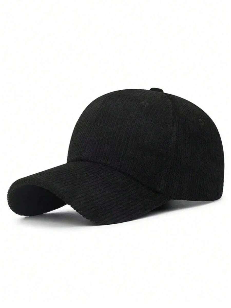 SHEIN CZARNA CZAPKA Z DASZKIEM S07