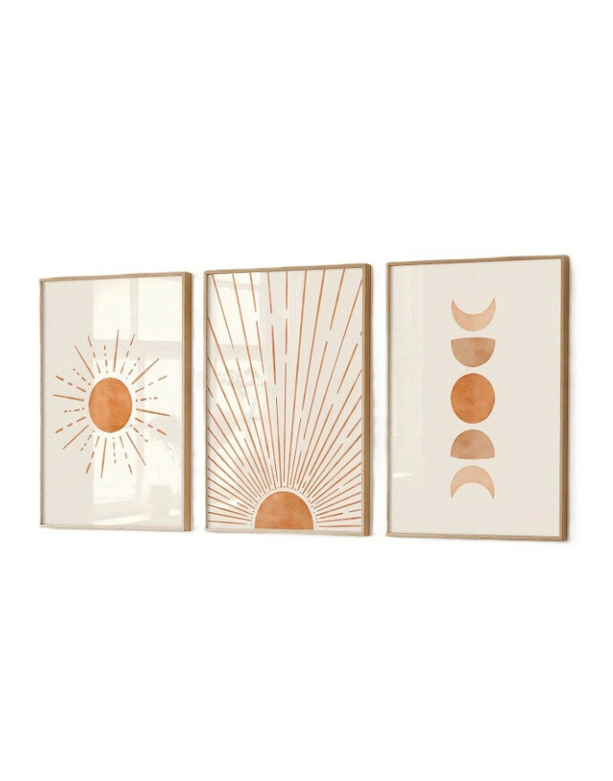 SHEIN PLAKAT NA ŚCIANĘ 3-PACK S07__30X40