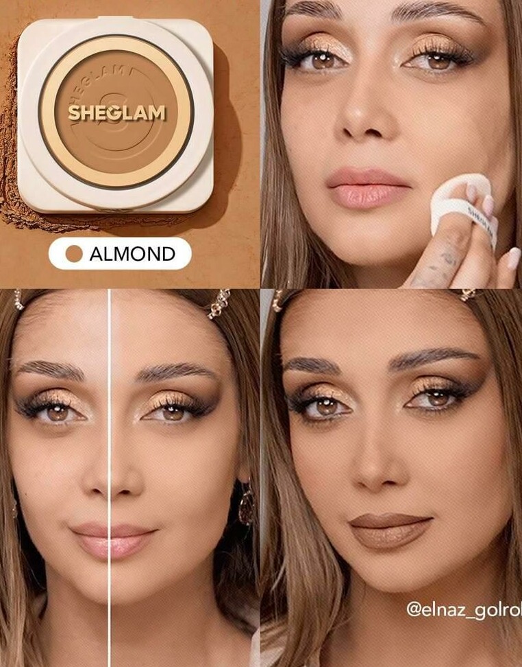 SHEGLAM PUDER DO TWARZY ALMOND S07__
