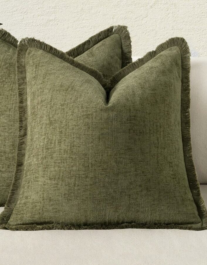 SHEIN ZIELONA POSZEWKA NA PODUSZKĘ S07__60X60