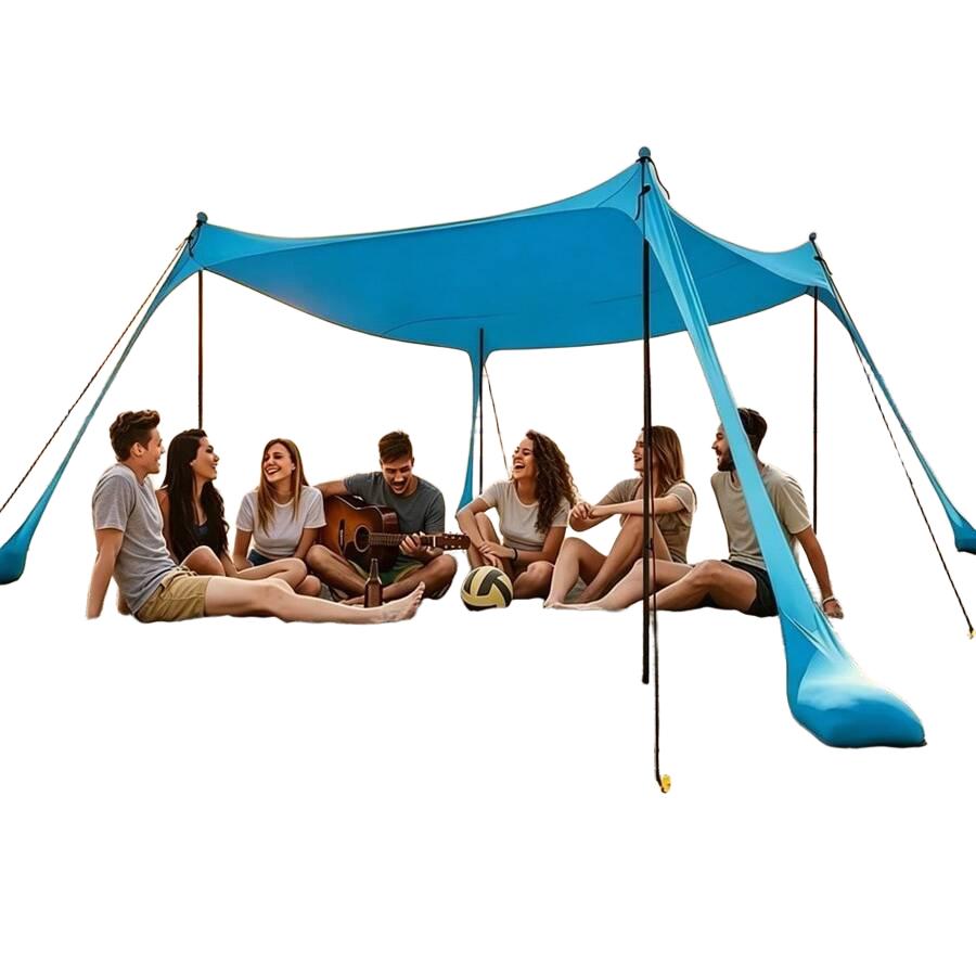 SHEIN NIEBIESKI NAMIOT PLAŻOWY S07__150X160X200CM