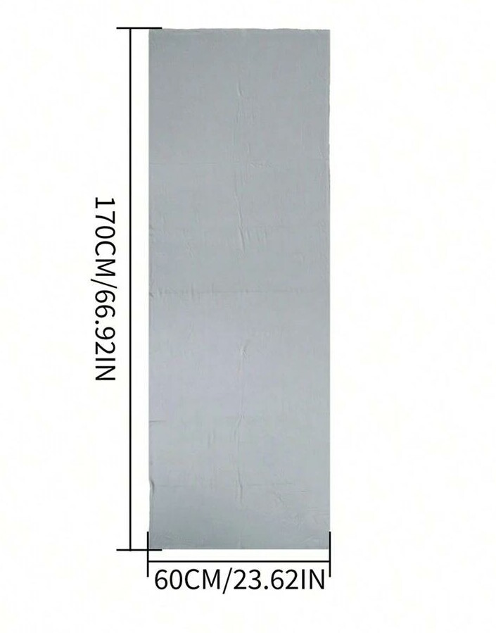 SHEIN BRĄZOWA CHUSTA NA GŁOWĘ S07__60X170CM