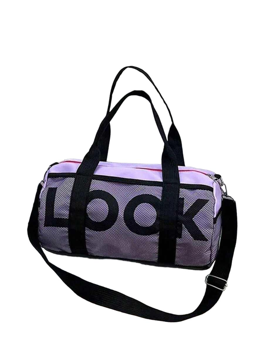 SHEIN FIOLETOWA TORBA SPORTOWA S07__19X22X37