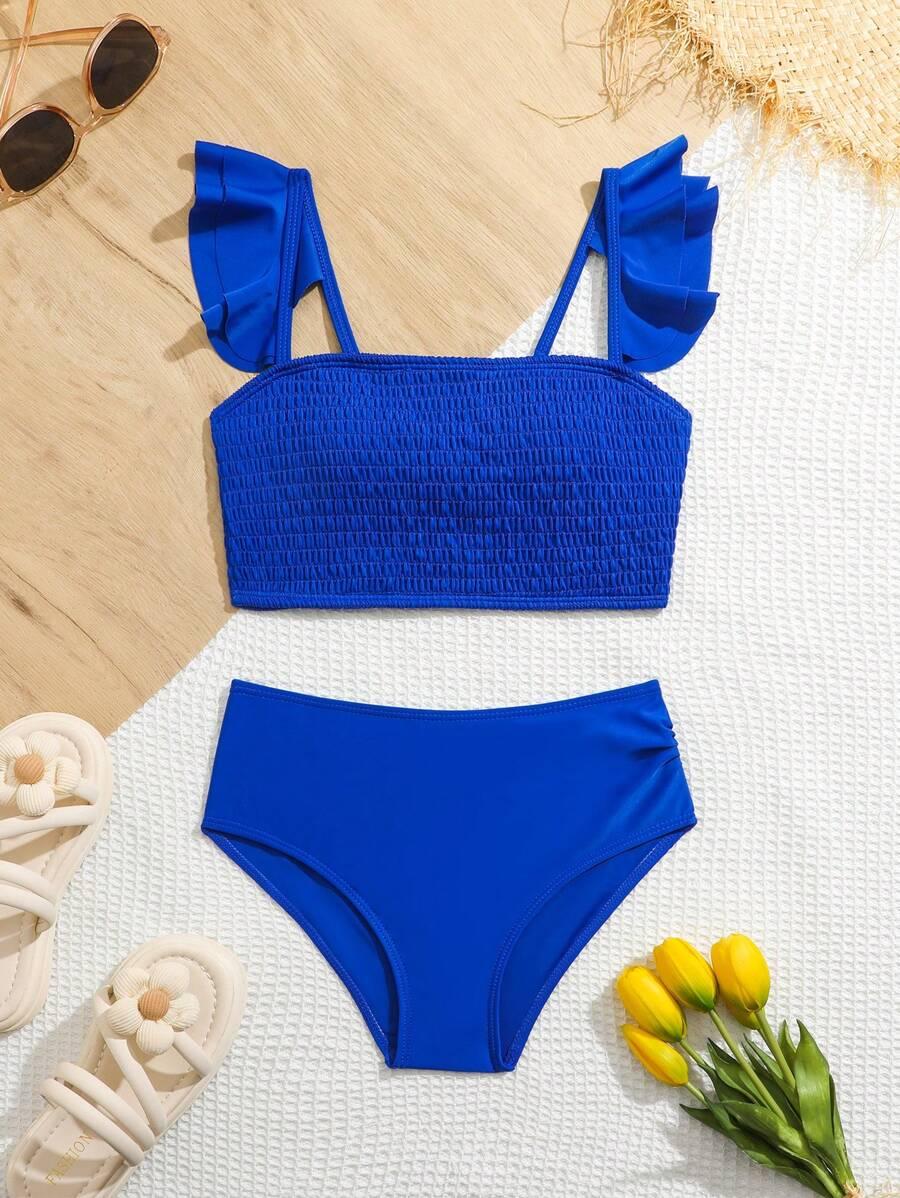 SHEIN DWUCZĘŚCIOWY STRÓJ KĄPIELOWY S06__146/152