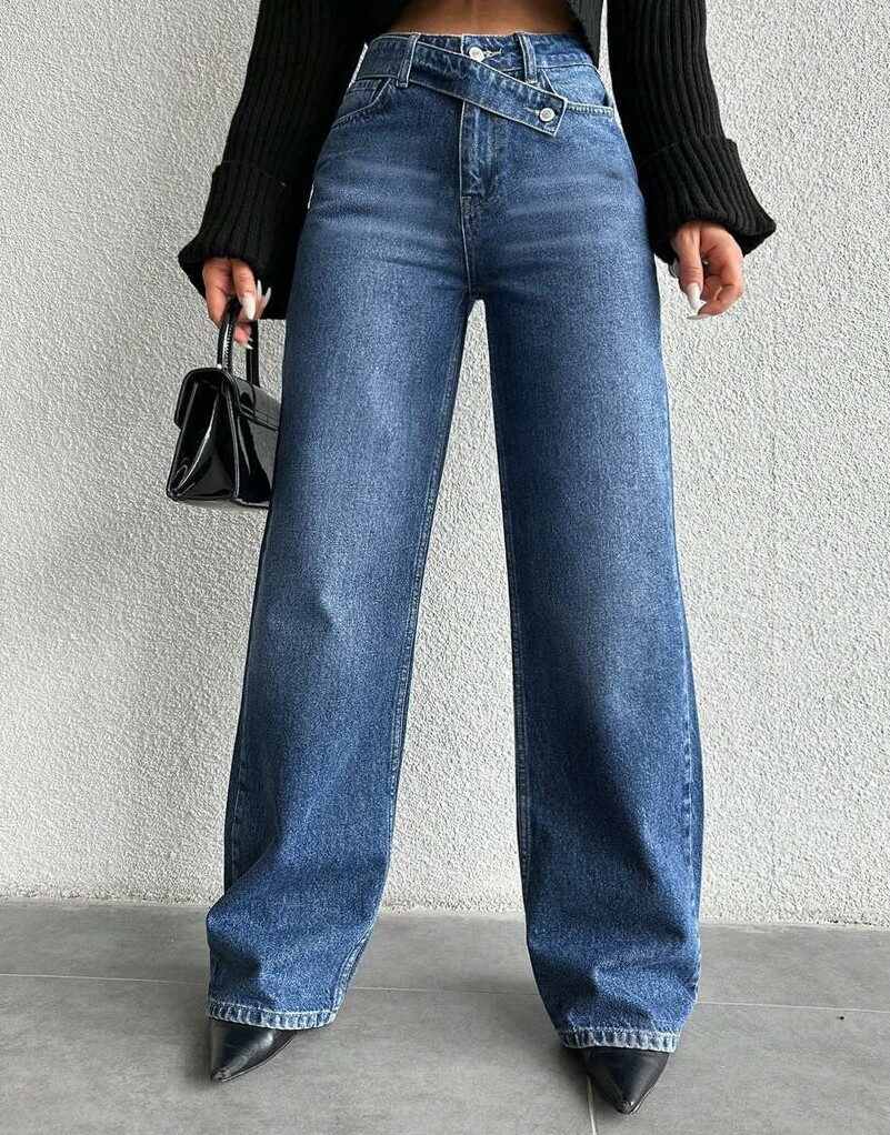 SHEIN SPODNIE JEANS WYSOKI STAN S06__XS