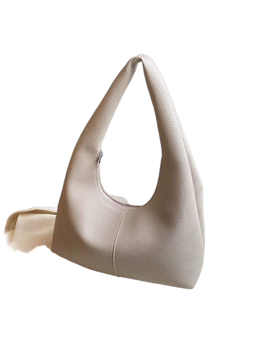 SHEIN BEŻOWA TOREBKA NA RAMIĘ S07__15,5X36CM