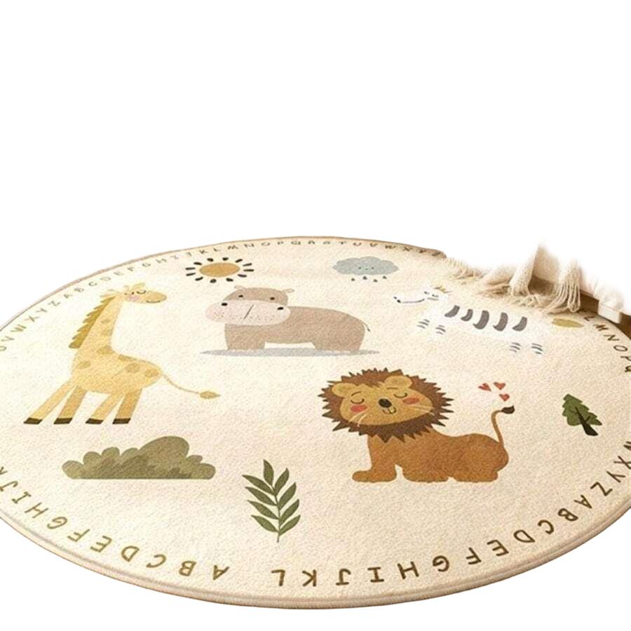 SHEIN OKRĄGŁY DYWAN WZÓR S07__60X60