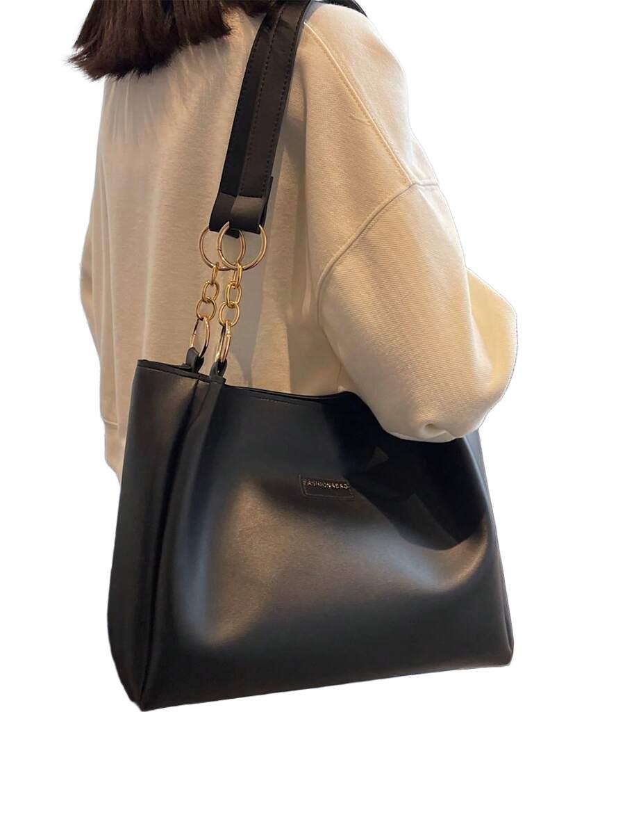 SHEIN CZARNA TOREBKA NA RAMIĘ S07__34X24