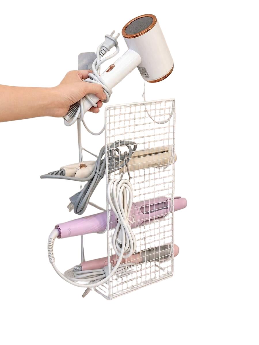 SHEIN BIAŁY ORGANIZER ŁAZIENKOWY S07__18X43CM