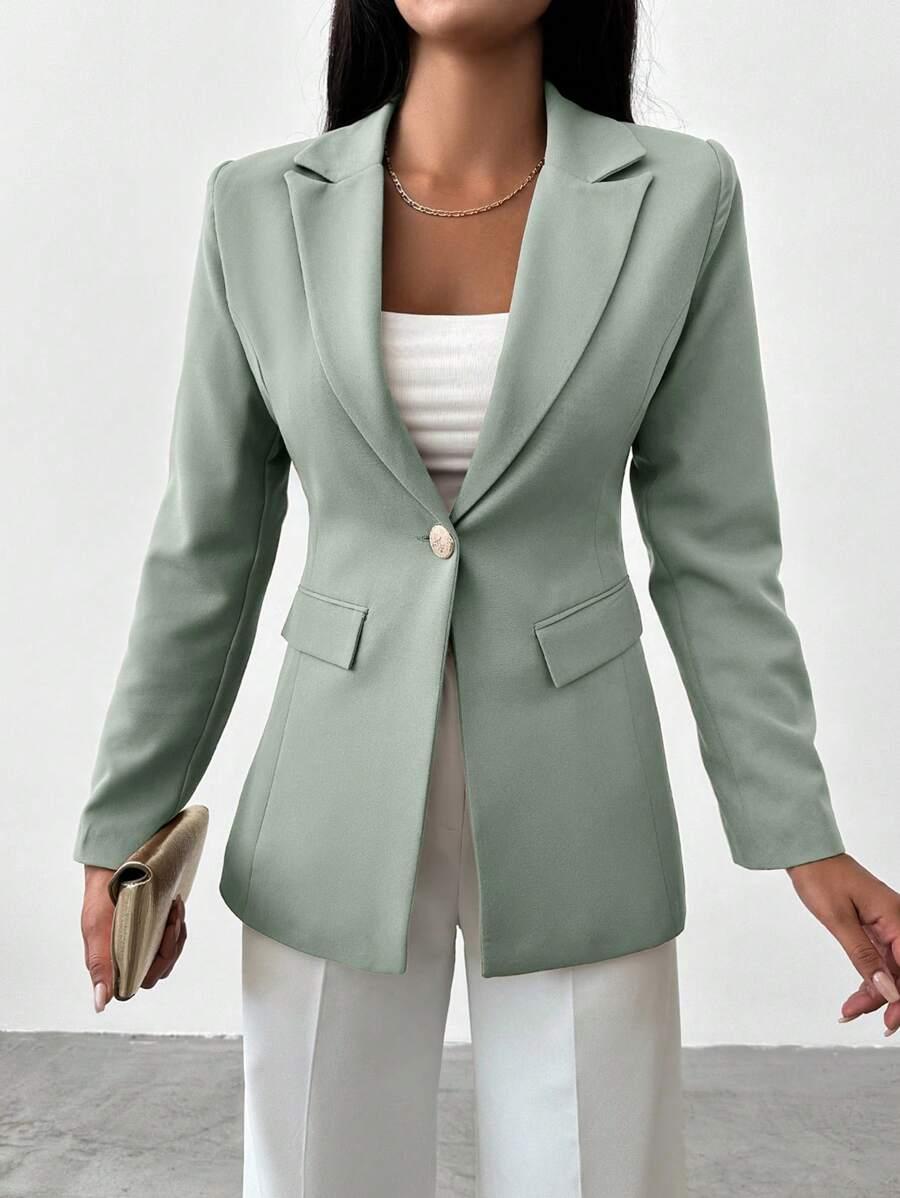 NICE'S ZIELONA ELEGANCKA MARYNARKA S06__L