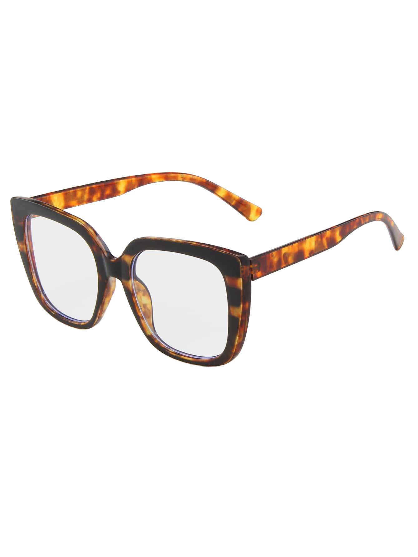 SHEIN OKULARY KWADRATOWE ZERÓWKI S07