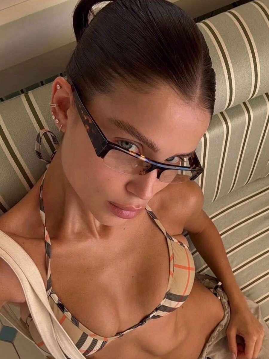 SHEIN OKULARY ZERÓWKI ANIMAL PRINT S07__