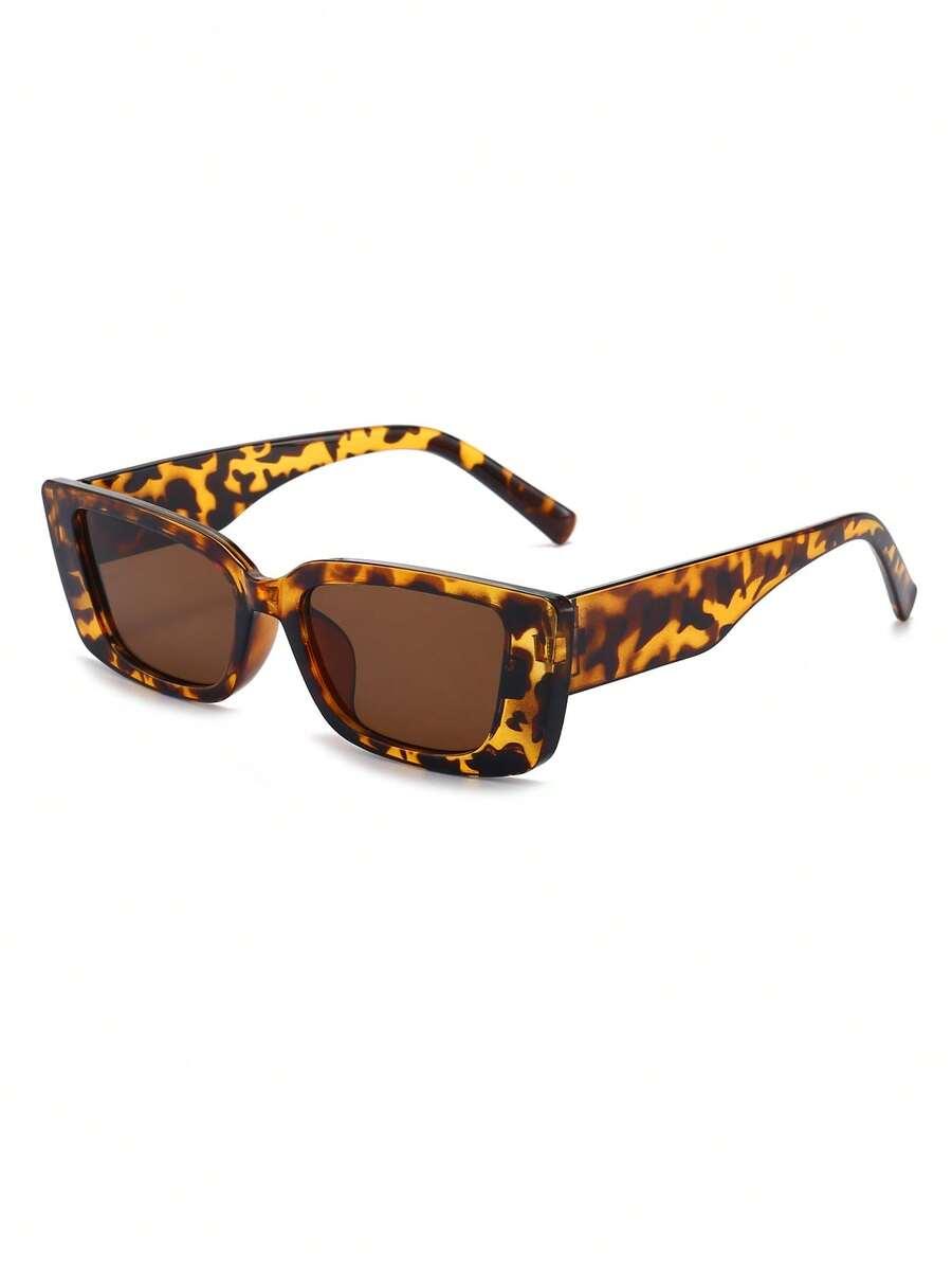 SHEIN OKULARY PRZECIWSŁONECZNE ANIMAL PRINT S07