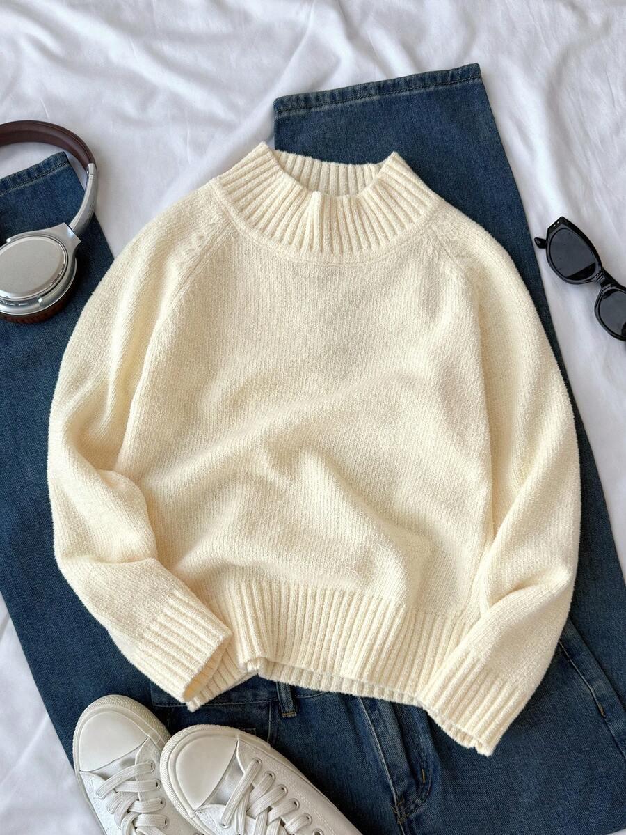 SHEIN ŻÓŁTY SWETER CASUAL S06__140-146