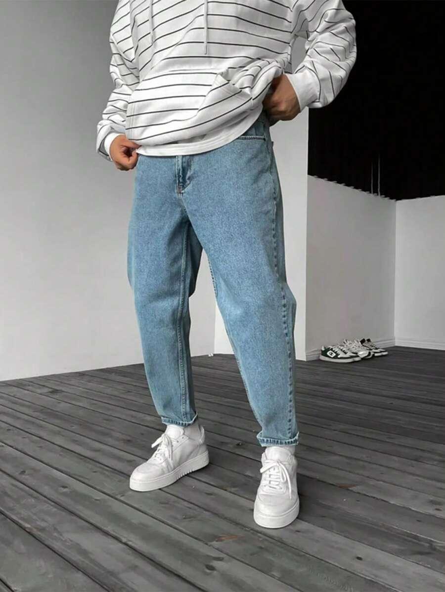 NEWTUSFAN SPODNIE JEANS KIESZENIE ZAMEK S06__S