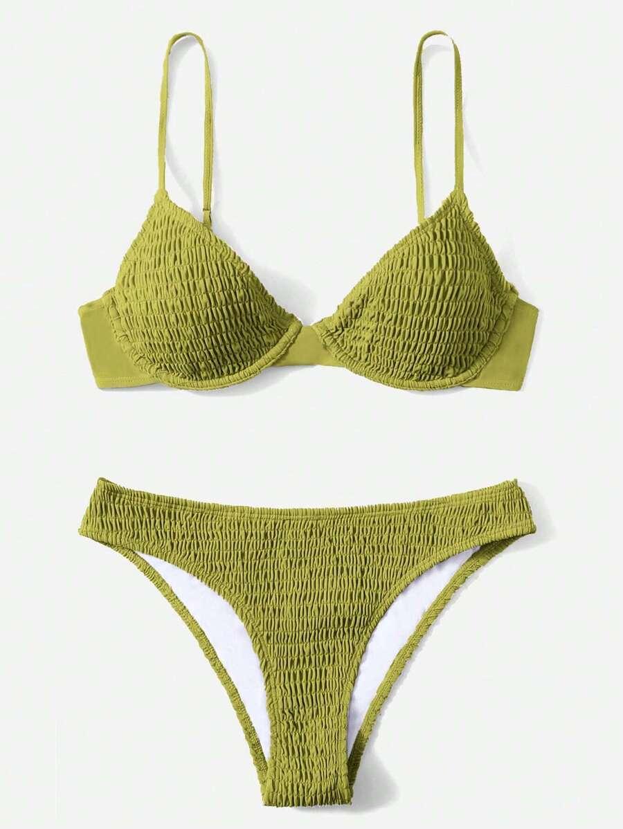 SHEIN DWUCZĘŚCIOWY STRÓJ KĄPIELOWY S09__XXS
