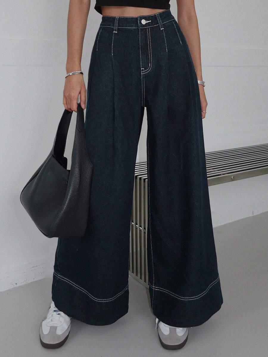 SHEIN NIEBIESKIE SPODNIE JEANS S06__M