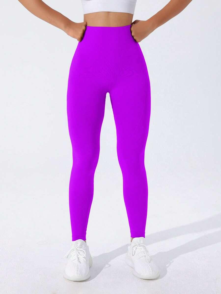 SLAYFORM FIOLETOWE LEGGINSY WYSOKI STAN S06__M