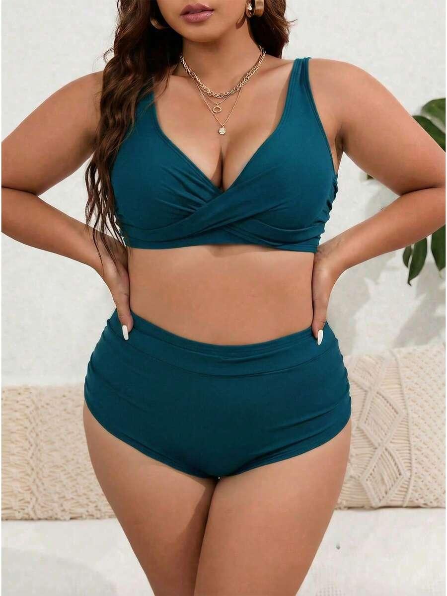 SHEIN DWUCZĘŚCIOWY STRÓJ KĄPIELOWY S06__50