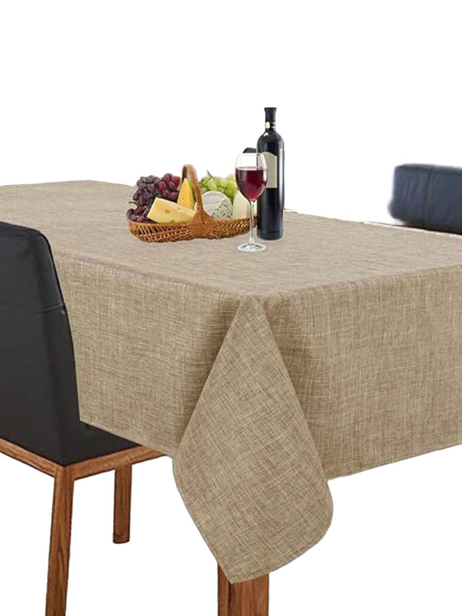 SHEIN BRĄZOWY OBRUS NA STÓŁ S07__150X220CM