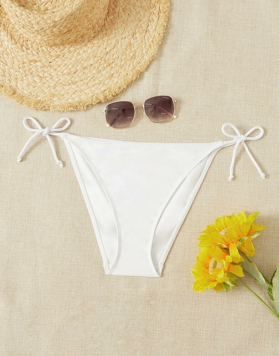 SHEIN BIAŁY DÓŁ OD BIKINI S09__XS