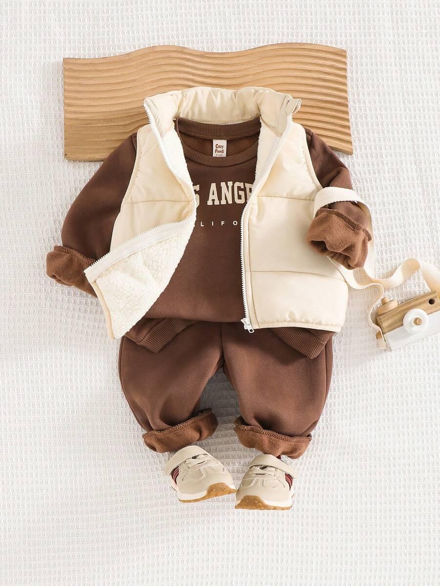 COZY PIXIES SPODNIE DRESOWE BLUZA BEZRĘKAWNIK KOMPLET S06__68/74