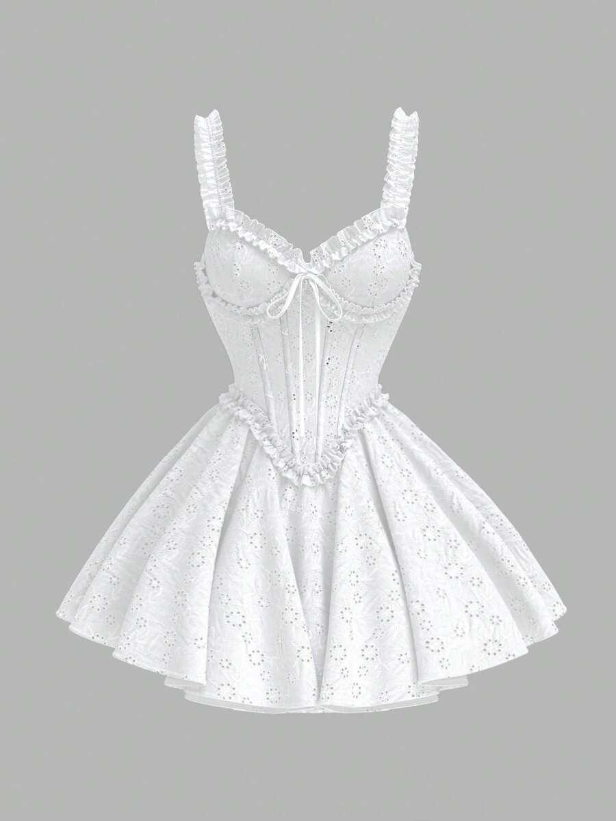 SHEIN BIAŁA MINI SUKIENKA S06__L