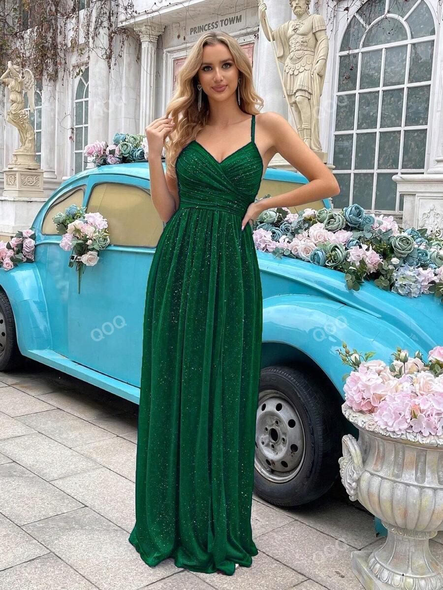 SHEIN ZIELONA MAXI SUKIENKA S06__XL