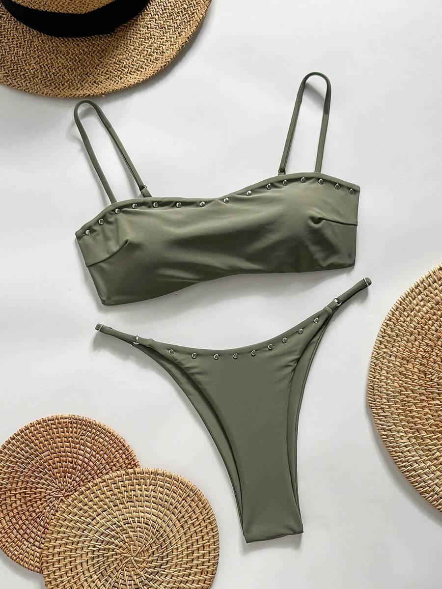SHEIN DWUCZĘŚCIOWY STRÓJ KĄPIELOWY S09__M