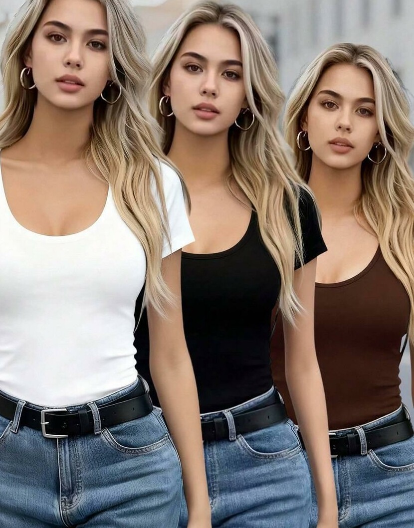 SHEIN BLUZKA KRÓTKI RĘKAW 2-PACK S06__S