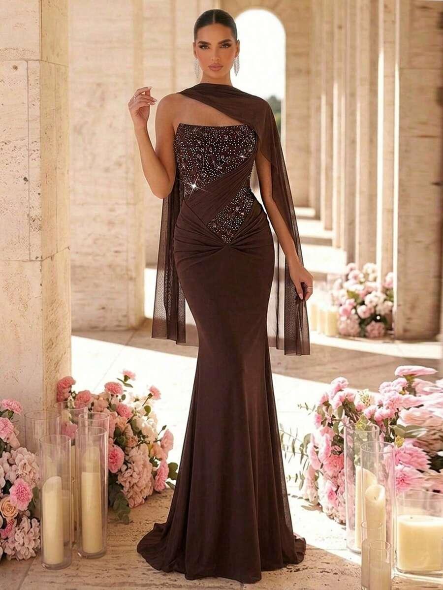 GLAMRAE MAXI SUKIENKA ZDOBIENIE S09__M
