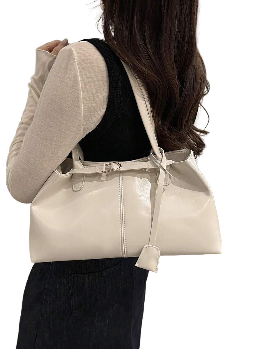 SHEIN BEŻOWA TOREBKA NA RAMIĘ S07__35X19