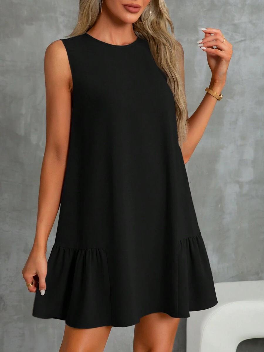 SHEIN CZARNA MINI SUKIENKA S06__L